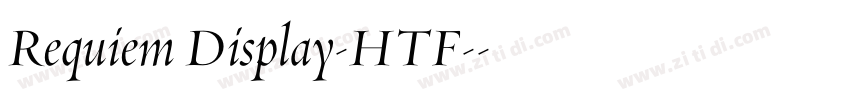 Requiem Display-HTF-字体转换